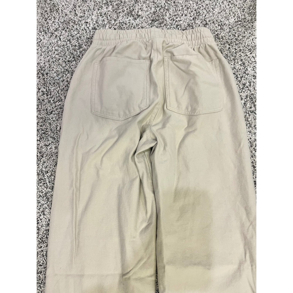 American Tall‎ Womens XS Tall Beige Straight Leg Drawstring Pants NEW - Picture 11 of 12